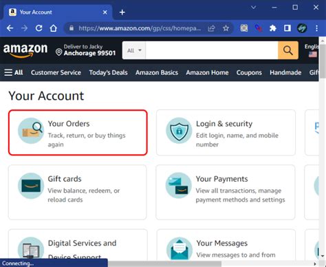 Instant Access to All Your Order Information .